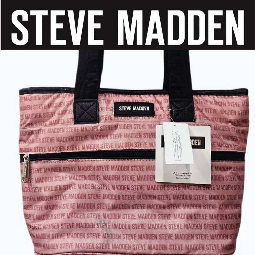 Steve Madden Logo Insulsted Lunch Tote Bag